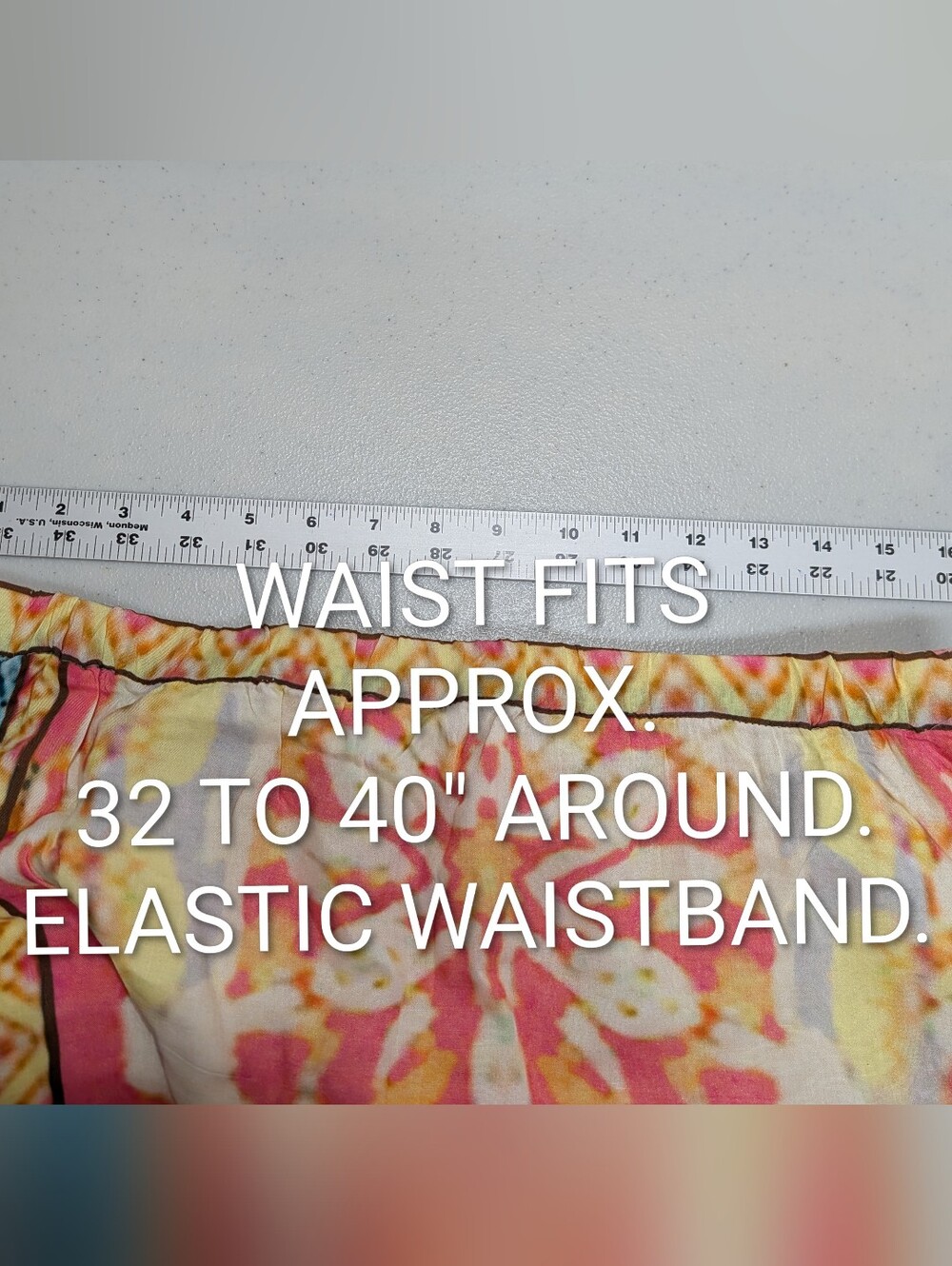 Sundance Resort Boho Maxi Skirt L Scarf Print #2140 - Picture 8 of 8